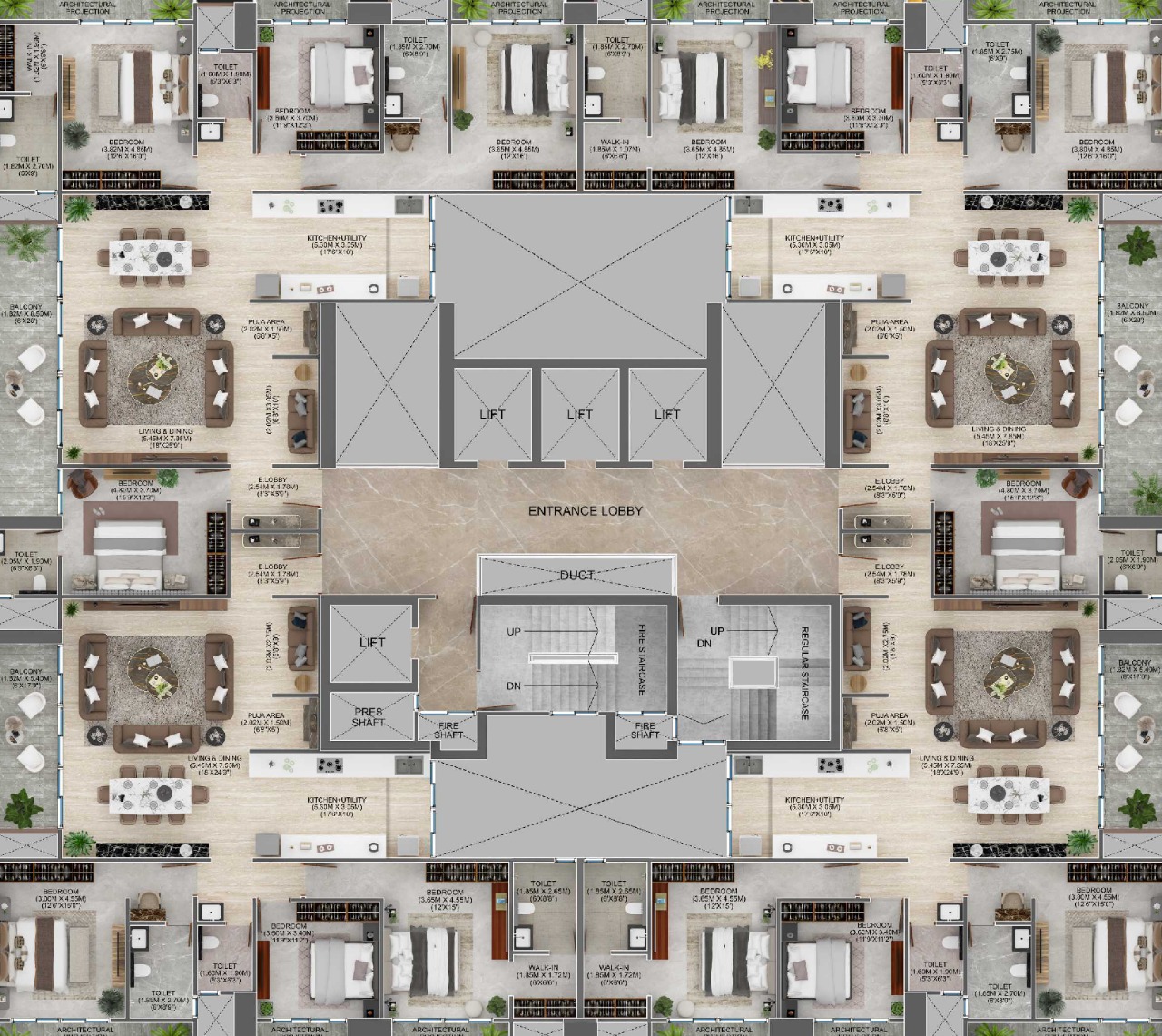 2 BHK Plan