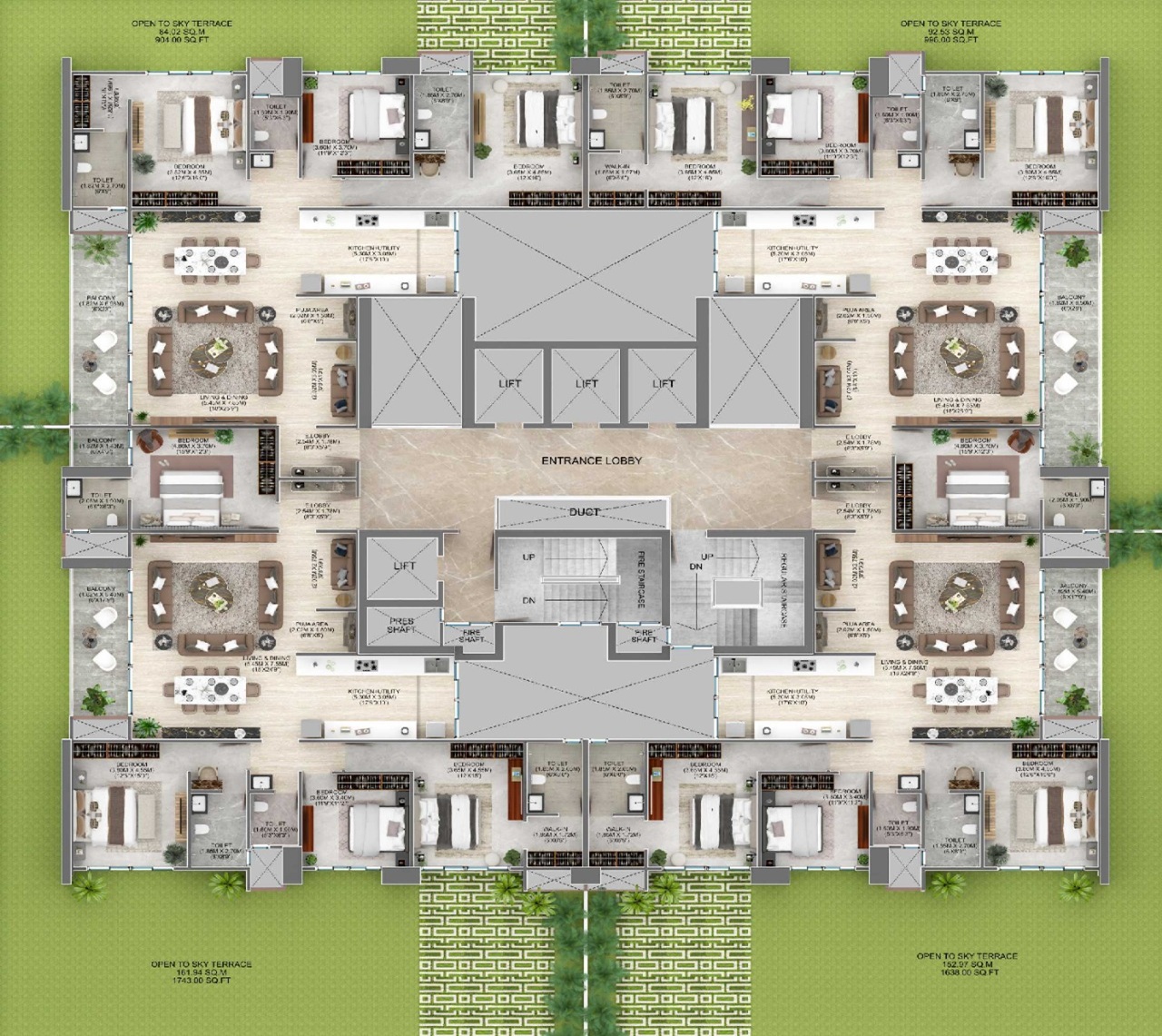 2 BHK Plan